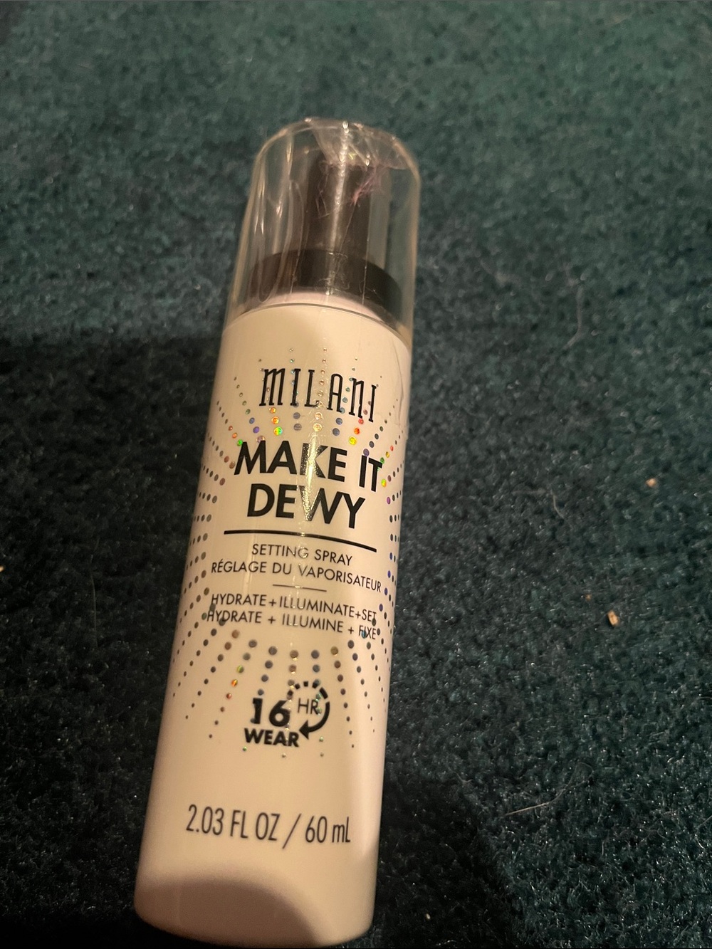 Milani Make It Dewy Setting Spray - White and Black Accents